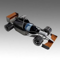 Indy Race Car Wine Bottle Caddy